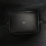 Hermes Picotin Lock 18 Black Clemence Palladium Hardware