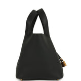 Hermes Picotin Lock 18 Black Clemence Gold Hardware - Thumbnail View 4