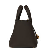 Hermes Picotin Lock 18 Ebene Clemence Gold Hardware