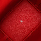 Hermes Picotin Lock 18 Rouge de Coeur Clemence Palladium Hardware