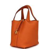 Hermes Picotin Lock 18 Orange Clemence Gold Hardware - Thumbnail View 5
