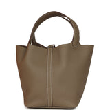 Hermes Picotin Lock 22 Etoupe Clemence Palladium Hardware - Thumbnail View 5