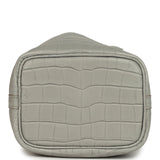 Hermes Micro Picotin Lock 14 Gris Perle Matte Alligator Palladium Hardware