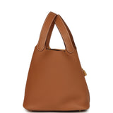 Hermes Picotin Lock 22 Gold Clemence Gold Hardware