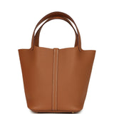 Hermes Picotin Lock 22 Gold Clemence Gold Hardware