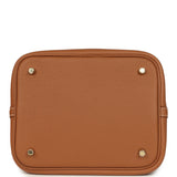 Hermes Picotin Lock 22 Gold Clemence Gold Hardware