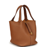 Hermes Picotin Lock 22 Gold Clemence Gold Hardware