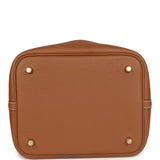 Hermes Picotin Lock 22 Gold Clemence Gold Hardware