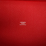 Hermes Picotin Lock 18 Rouge Radieux Clemence Palladium Hardware - Thumbnail View 8