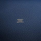 Hermes Picotin Lock 18 Bleu Tie Clemence Permabrass Hardware