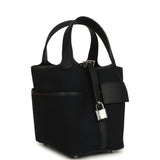 Hermes Picotin Cargo 18 Black Toile Goeland and Swift Palladium Hardware - Thumbnail View 2