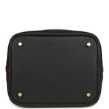 Hermes Picotin Lock 22 Black Clemence Gold Hardware
