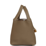 Hermes Picotin Lock 18 Etoupe Clemence Gold Hardware