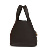 Hermes Picotin Lock 22 Ebene Clemence Gold Hardware