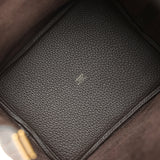 Hermes Picotin Lock 22 Ebene Clemence Gold Hardware