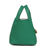 Hermes Picotin Lock 18 Vert Vertigo Clemence Gold Hardware