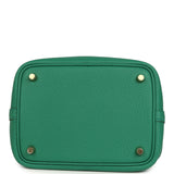 Hermes Picotin Lock 18 Vert Vertigo Clemence Gold Hardware