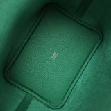 Hermes Picotin Lock 18 Vert Vertigo Clemence Gold Hardware