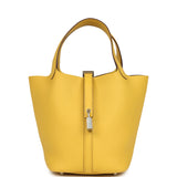 Hermes Picotin Lock 18 Sun Clemence Palladium Hardware