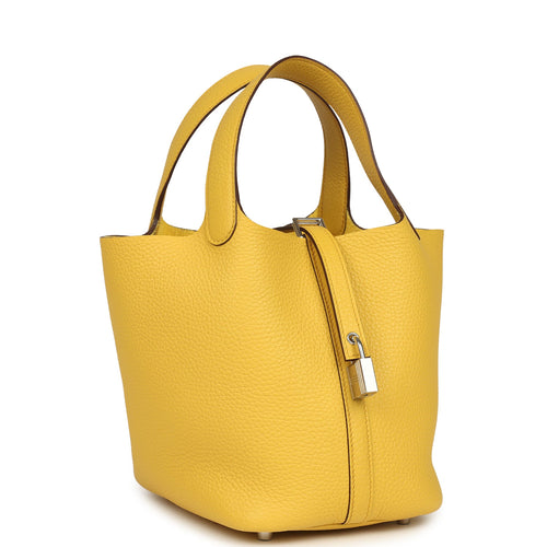 Hermes Picotin Lock 18 Sun Clemence Palladium Hardware