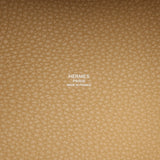 Hermes Picotin Lock 22 Dune Clemence Palladium Hardware