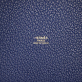 Hermes Picotin Lock 18 Bleu Encre Maurice Gold Hardware - Thumbnail View 8
