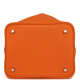 Hermes Picotin Lock 22 Orange Clemence Palladium Hardware