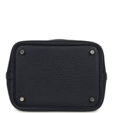 Hermes Picotin Lock 18 Bleu Nuit Clemence Palladium Hardware
