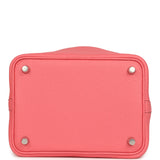 Hermes Picotin Lock 18 Rose Azalee Clemence Palladium Hardware