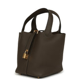 Hermes Picotin Lock 18 Vert Loden Clemence Gold Hardware