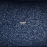 Hermes Picotin Lock 18 Bleu Tie Clemence Gold Hardware - Thumbnail View 8