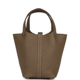 Hermes Picotin Lock 18 Etoupe Clemence Palladium Hardware - Thumbnail View 4