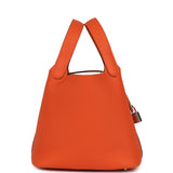 Hermes Picotin Lock 18 Tangerine Clemence Palladium Hardware - Thumbnail View 3