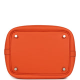 Hermes Picotin Lock 18 Tangerine Clemence Palladium Hardware - Thumbnail View 6