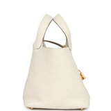 Hermes Picotin Lock 18 Gris Pale Clemence Gold Hardware - Thumbnail View 3