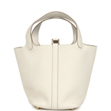 Hermes Picotin Lock 18 Gris Pale Clemence Gold Hardware - Thumbnail View 4