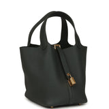 Hermes Picotin Lock 18 Vert Mangrove Clemence Gold Hardware - Thumbnail View 2