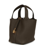 Hermes Picotin Lock 18 Vert Loden Clemence Gold Hardware - Thumbnail View 5