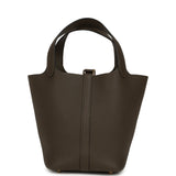 Hermes Picotin Lock 18 Vert Loden Clemence Gold Hardware - Thumbnail View 4