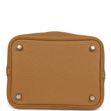 Hermes Picotin Lock 18 Biscuit Clemence Palladium Hardware