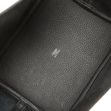 Hermes Picotin Lock 22 Black Clemence Palladium Hardware - Thumbnail View 7