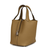 Hermes Picotin Lock 18 Dune Clemence Palladium Hardware - Thumbnail View 5