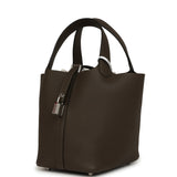 Hermes Picotin Lock 18 Vert Loden Clemence Palladium Hardware - Thumbnail View 5