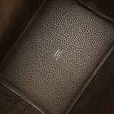 Hermes Picotin Lock 18 Vert Loden Clemence Palladium Hardware - Thumbnail View 7