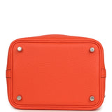 Hermes Picotin Lock 18 Orange Poppy Clemence Palladium Hardware - Thumbnail View 6