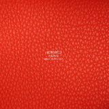 Hermes Picotin Lock 18 Orange Poppy Clemence Palladium Hardware - Thumbnail View 8