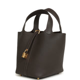 Hermes Picotin Lock 18 Ebene Clemence Gold Hardware - Thumbnail View 5