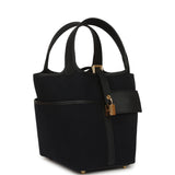 Hermes Picotin Cargo 18 Black Toile Goeland and Swift Gold Hardware - Thumbnail View 2