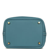Hermes Picotin Lock 18 Blue Jean Clemence Gold Hardware - Thumbnail View 6