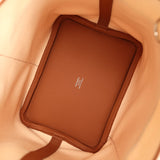 Hermes Picotin Cargo 18 Ecru Toile Canvas and Gold Swift Palladium Hardware - Thumbnail View 7